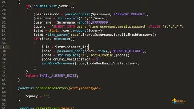 Login & Register API | Restful API Development | Social Media Platform | PHP API Development | #2 смотреть онлайн
