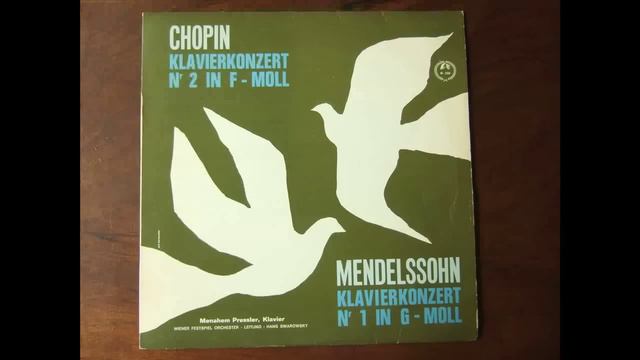 Menahem Pressler - chopin piano concerto no 2 in f minor Hans Swarowsky смотреть онлайн
