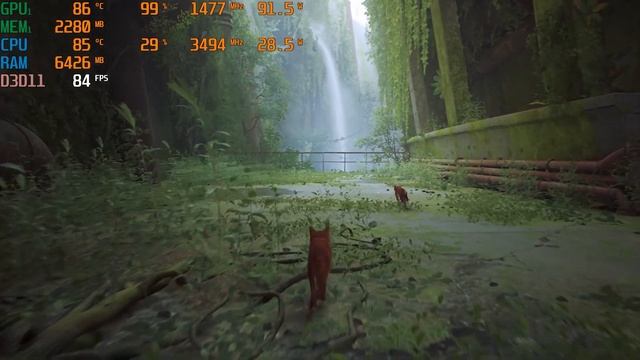 Stray 1080P High settings RTX 3060 6GB i5-10500H Laptop GIGABYTE G5 KC 144hz смотреть онлайн