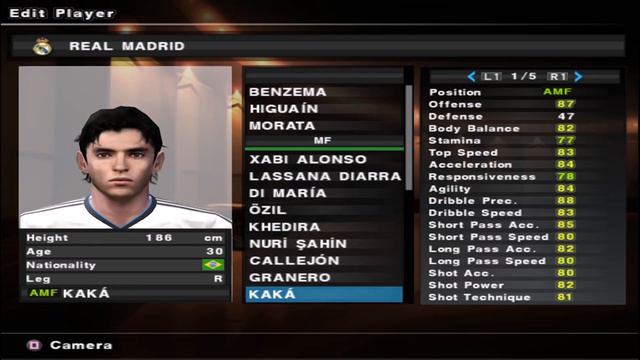PES 2013 - Real Madrid - Stats - PS2 смотреть онлайн