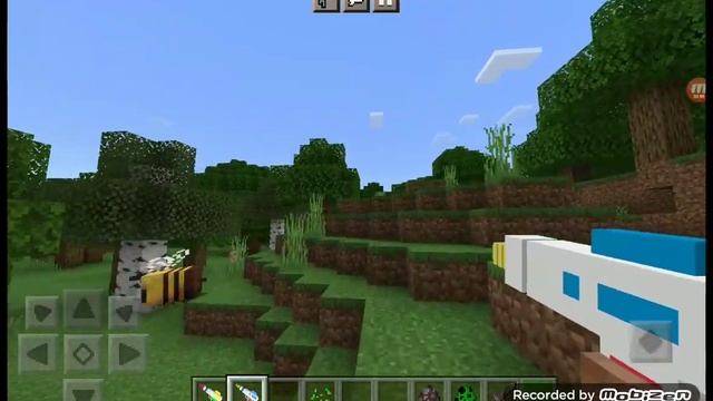 мод на пистолет для уменьшения и увиличение на Майнкрафт пе