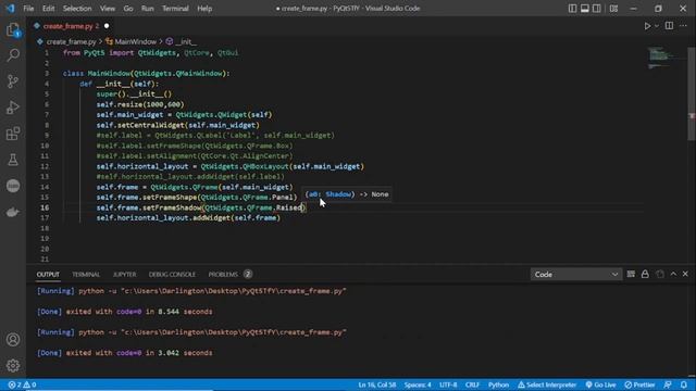 PyQt5 Tutorial #6 - Working with QFrame смотреть онлайн