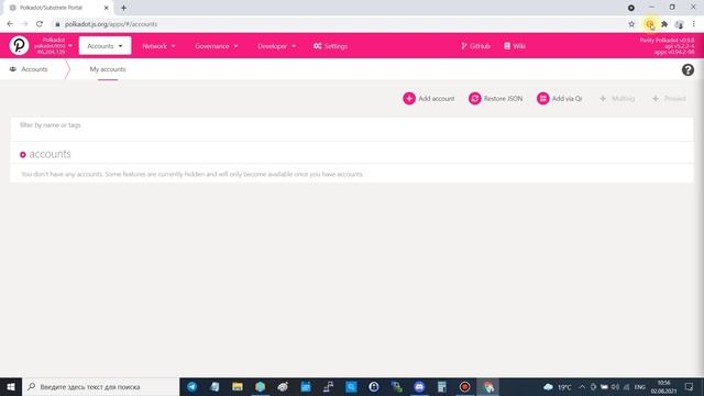 Polkadot.js - Как пользоваться расширением, кошельком Polkadot? смотреть онлайн