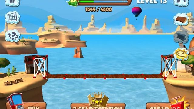 Bridge Builder Constructor Simulator - West level 13 смотреть онлайн