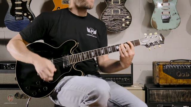 Lark Guitars - Collings I35-LC Aged Jet Black with Throbak SLE 101 смотреть онлайн