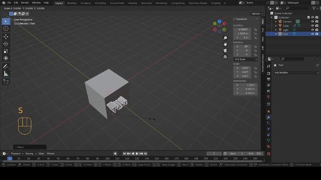 How to Fix Text Mesh Not Working With Boolean Modifier смотреть онлайн