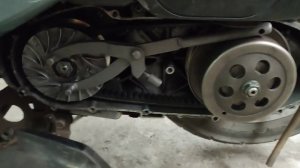 Сборка вариатора скутера Yamaha Majesty 125 FI