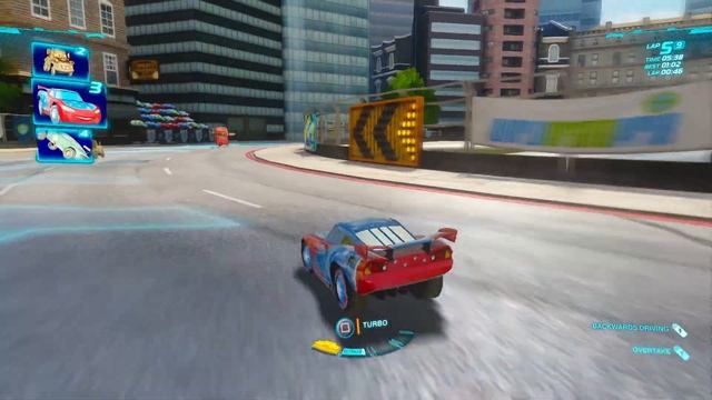 Cars 2 The Video Game | Daredevil Lightning - Battle Race (Impact Mine) | Buckingham Sprint 9 Laps смотреть онлайн