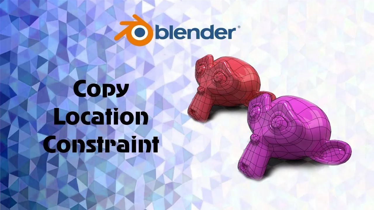 Blender. Copy Location Constraint на русском смотреть онлайн