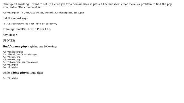 DevOps & SysAdmins: Scheduled Task issue - /usr/bin/php/: No such file or directory смотреть онлайн