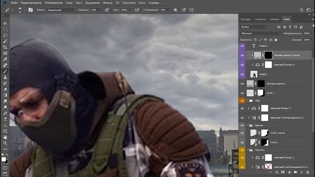 Монолитовский снайпер | Speed Art | STALKER | Photoshop смотреть онлайн