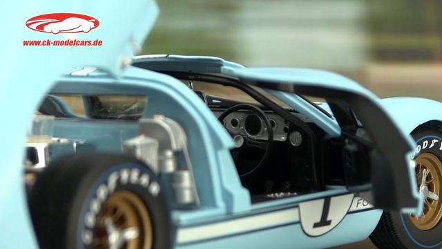Ck-modelcars-video: Ford GT40 MK II 2nd 24h LeMans 1966 Miles, Hulme 118 ShelbyCollectibles
