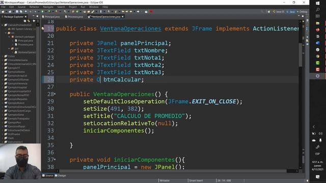 ?#2. Aplicación calcular promedio usando ?WindowBuilder ? en Eclipse смотреть онлайн