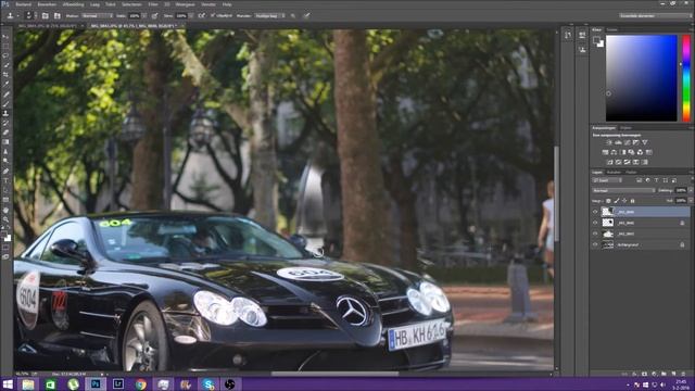 Photoshop CS6 Before and After Timelapse #7 Brabus SLR смотреть онлайн