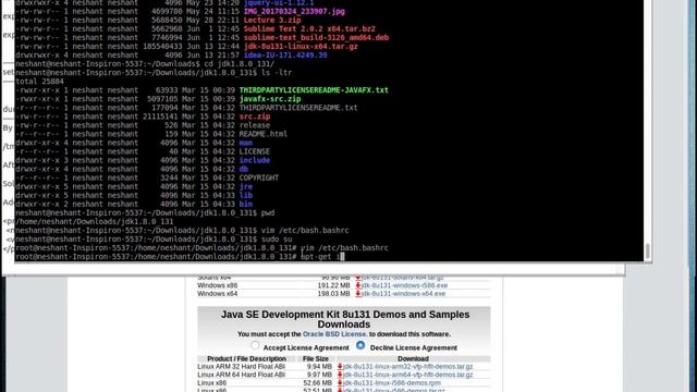 Installing Java and ssh for Hadoop 2.8.0 смотреть онлайн