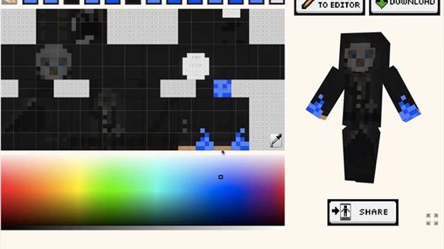 creating/customizing my new minecraft skin! смотреть онлайн