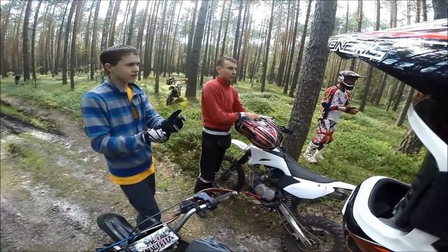 Эндуро покатуха на сликах/Pitbike forest/Kayo 140 motard [RB] смотреть онлайн