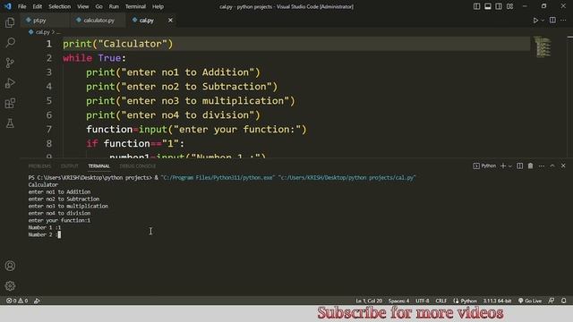 advanced calculator using python смотреть онлайн