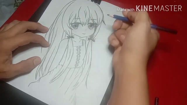 anime loli drawing #1(graphite pencil) смотреть онлайн