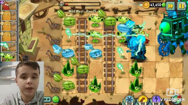 БОСС Дикого запада. Растения против зомби 2 смотреть онлайн