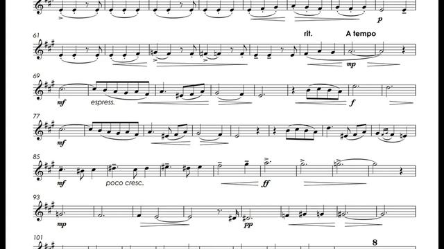 Jean Sibelius - Valse Triste - T. Dokshizer trumpet Bb смотреть онлайн
