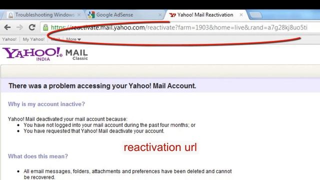 Reactivate deactivated yahoo mail account смотреть онлайн