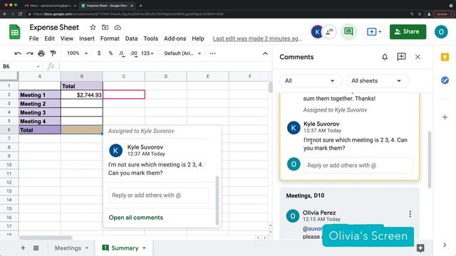 Google Sheets Tutorial - Share & Work on Spreadsheets with other Users in Google Workspace смотреть онлайн