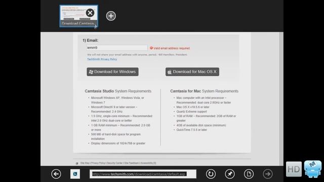 Windows 8 Developer Preview смотреть онлайн