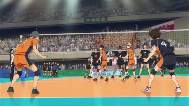 Karasuno vs Inarizaki FULL MATCH смотреть онлайн