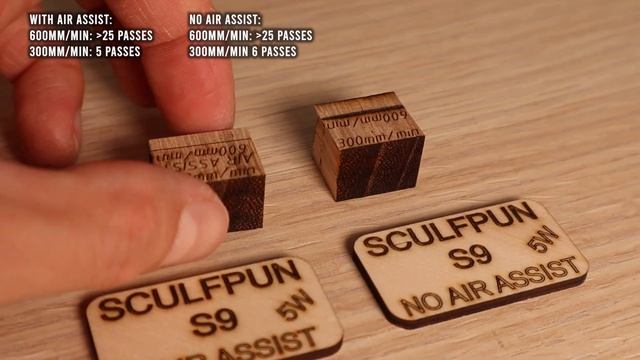 How Does Air Assist Help With Laser Cutting? SCULPFUN S9/S10 vs. XTOOL D1 PRO Tested (Review) смотреть онлайн