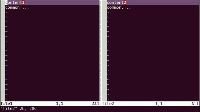 How to find difference in two text files - vimdiff - Ubuntu смотреть онлайн