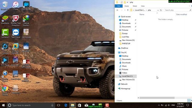 PHP Manually Installing and Configuring, Apache 2.4 installation on Windows 10 смотреть онлайн