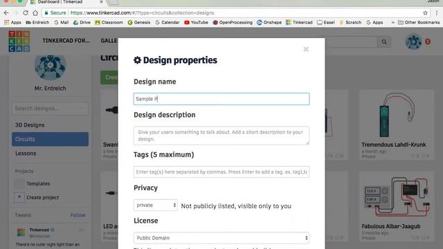 How to rename and share your Tinkercad Circuit Simulations смотреть онлайн