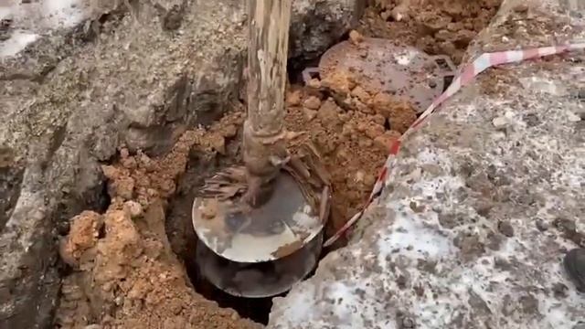 Шпунтовое ограждение котлована. Буронабивные сваи. смотреть онлайн