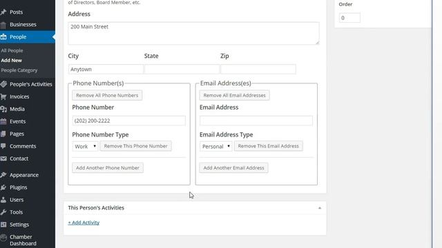 Chamber Dashboard CRM Plugin – Create a New Contact смотреть онлайн
