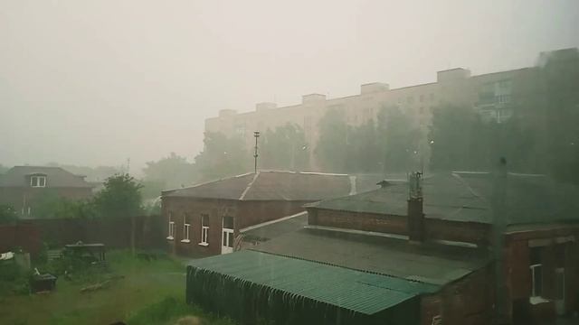 Лето не радует. Ливень. Звуки природы. Спокойный трек. смотреть онлайн