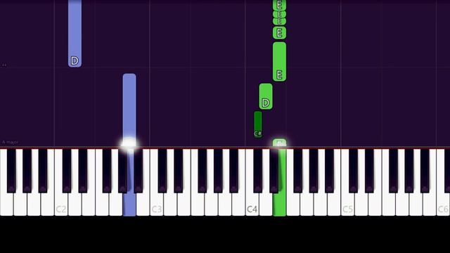 Numb - Linkin Park (Easy Piano Tutorial) смотреть онлайн