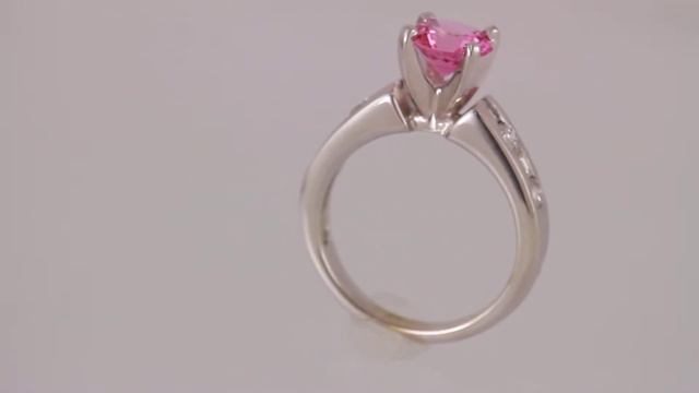 Pink Sapphire Engagement Ring 1.14 Carat смотреть онлайн
