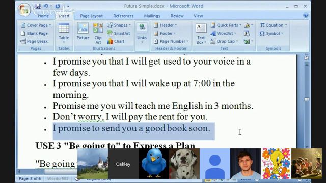 Simple Future Verb Tense смотреть онлайн