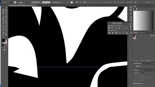 Разбитый логотип в *.PDF. Что делать? Как восстановить файл в Иллюстраторе. Исправляю ошибки смотреть онлайн