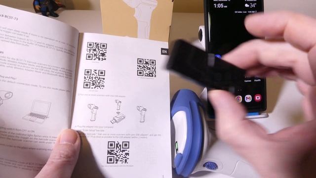 Inateck BCST-73 Wireless Bluetooth 2D Barcode Scanner REVIEW смотреть онлайн