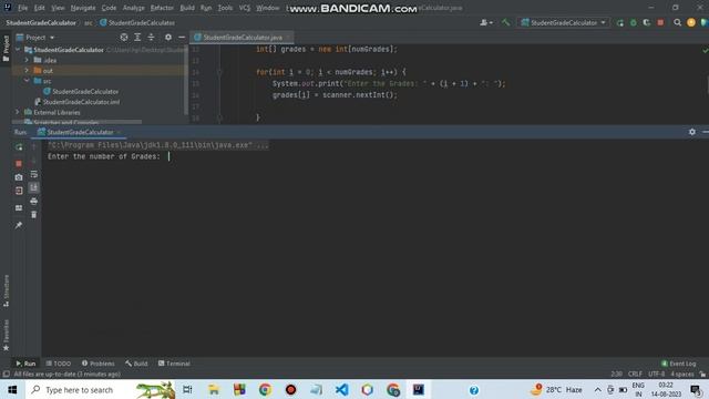 Student Grade Calculator using Java | With GitHub Repo | Source Code | Java Projects | Loops | Arra смотреть онлайн