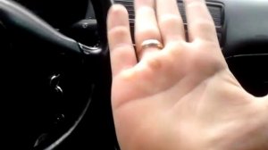 Восстановление кожи руля кремом для обуви