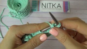 ПРИХВАТКА СПИЦАМИ БЫСТРО И ЛЕГКО ИЗ ТРИКОТАЖНОЙ ПРЯЖИ. Елена Шатохина