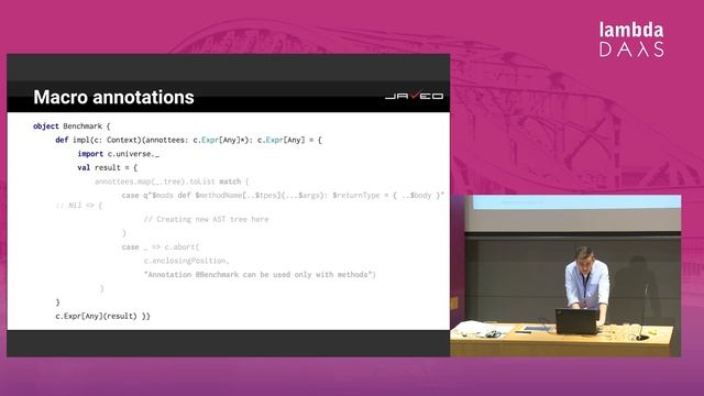 Bartosz Bąbol, Daniel Chruściak - Scala macros (...) (Lambda Days 2016) смотреть онлайн