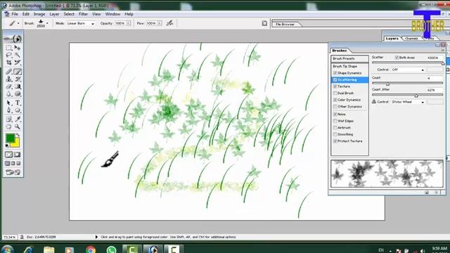 Adobe Photoshop Tutorial No.#9:Brush Tool | How To Use Brush Tool In Photoshop || смотреть онлайн