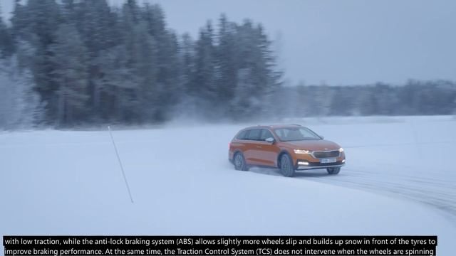 Škoda Octavia Scout 4x4 - Snow Maneuvers - Škoda 4x4 Winter Experience - Sweden 2023