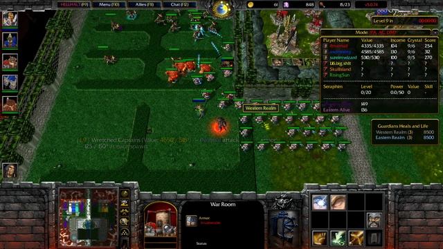 Warcraft 3 Classic HellHalt TD Competitive #97 no sounds смотреть онлайн
