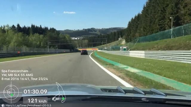 Mercedes SLK 55 AMG @ SPA FRANCORCHAMPS 08.05.2016 смотреть онлайн