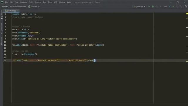 YouTube Video Downloader Using Python | Projects GUI Tutorial смотреть онлайн